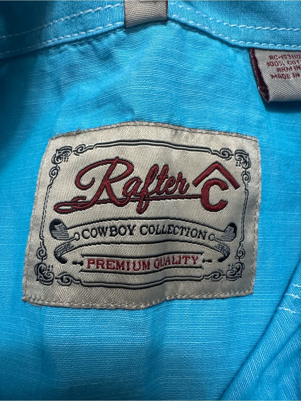 Rafter C Cowboy Collection Snap Button Shirt - Picture 5 of 10